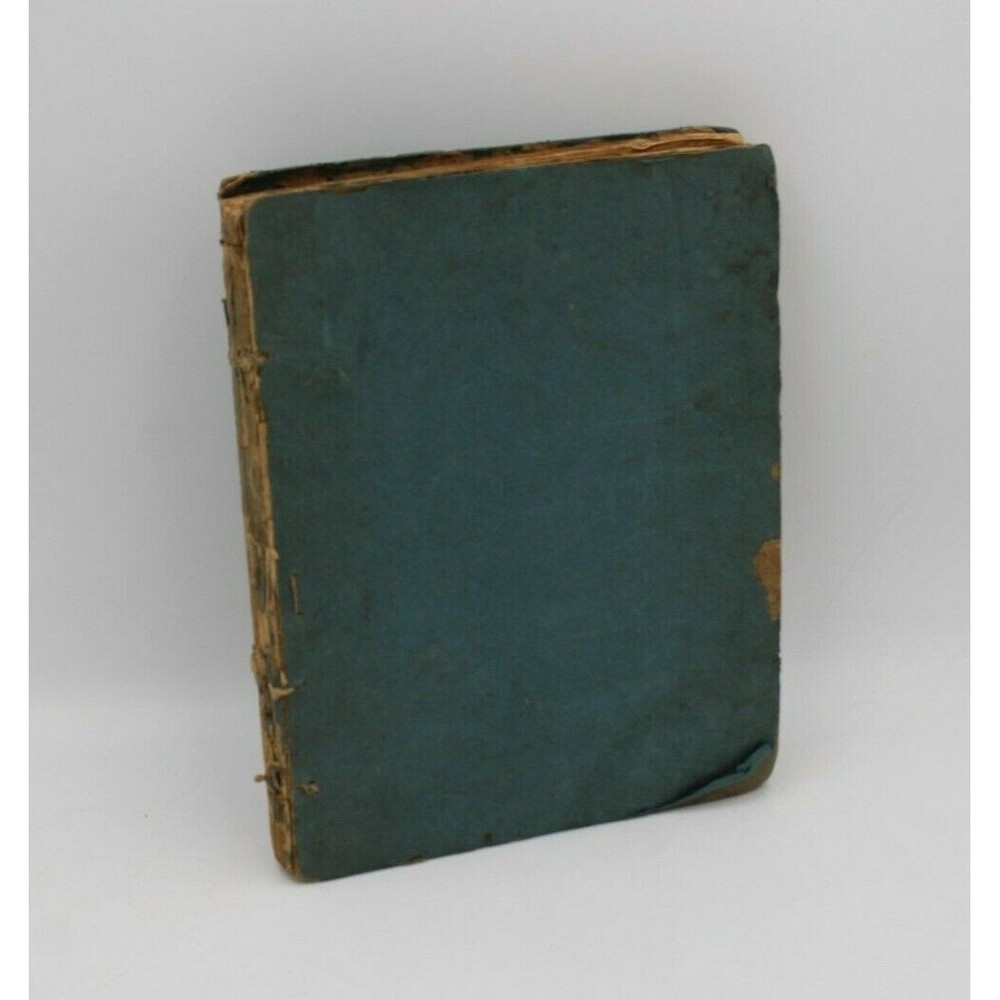 Antique School Textbook Astronomy Arithmetic Army Dictionary?? String Bound HTF